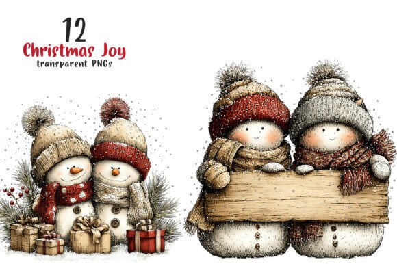 Christmas Joy Whimsical Clipart Review