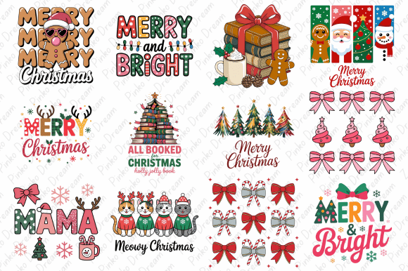 Cute Christmas PNG Clipart Sublimation Review