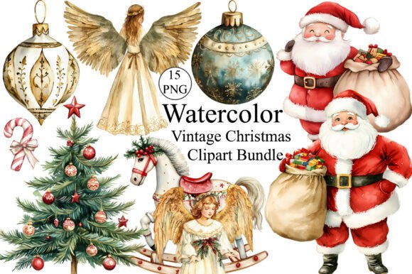 Watercolor Vintage Christmas: A Designer Review